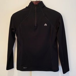 Black Athletic Quarter-Zip